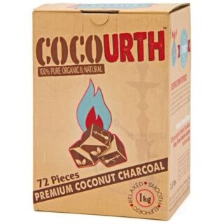 Charcoal CocoUrth 25x25x25mm (72 Pieces -Cube)