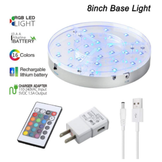 8 Inch LED Rechargeable Base